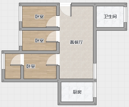 淮望小区 71平 三室一厅 简装 随时看房 环境好_13