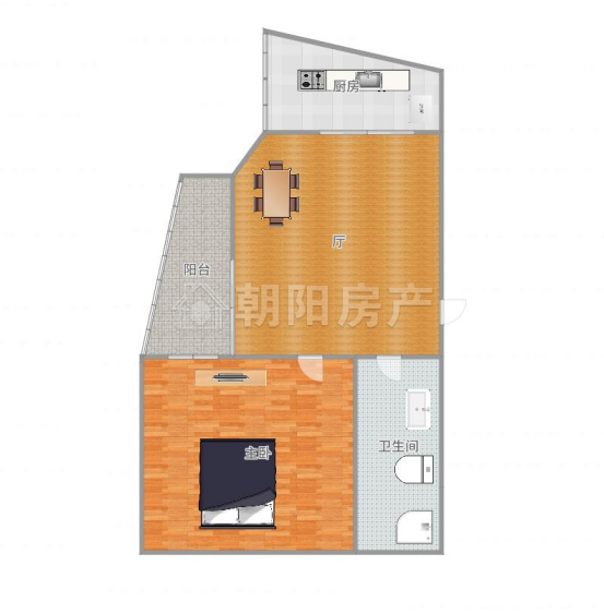 上东锦城公寓51.66平1室1厅1厨1卫1阳台出售_10