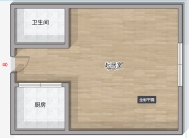 东方国际广场1室1厅精装修公寓房东急售