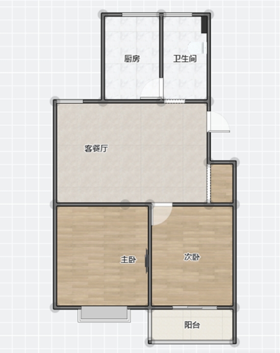 东华鑫城 93平 通透两居 满两年 简装出售_14