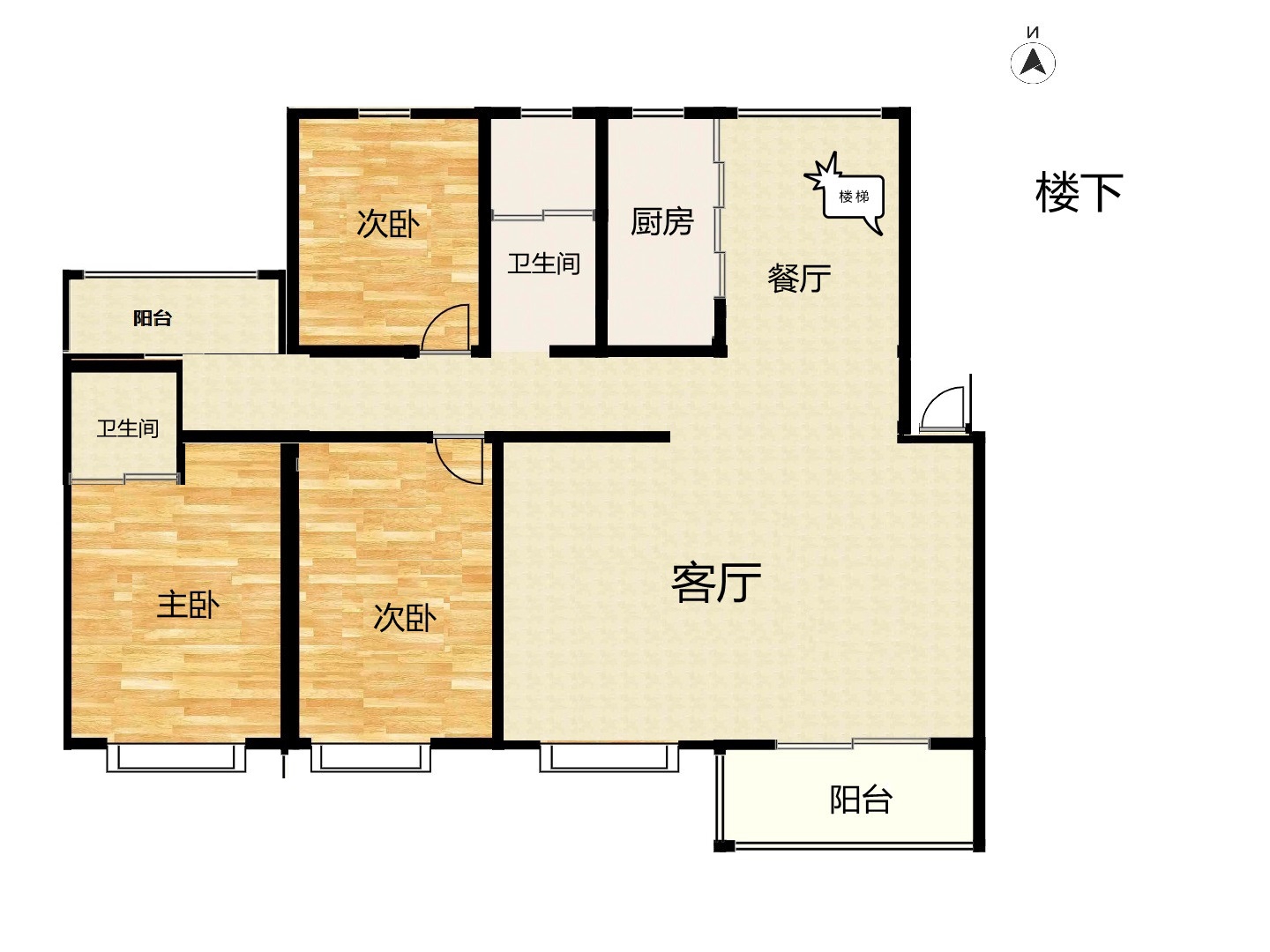 矿一中本部学区房 洞山新村 精装四室 跃层带大平台，学区未用_20