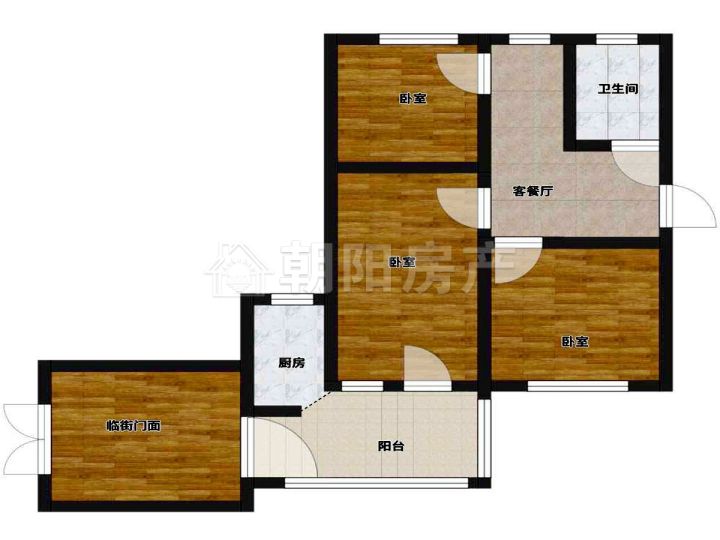 中兴村一楼精装修临街旺铺21.12平 连后面三室一厅房子出售_16