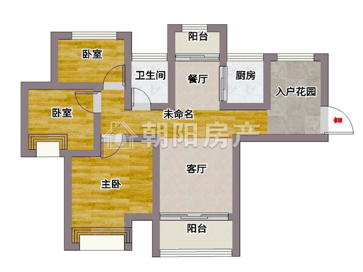 碧荷庭精装修4室2厅 南北双阳台 全屋实木 送地下车位_13