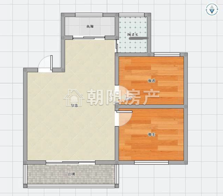 金丰易居 精装 南北通透 两室两厅 诚心出售_9