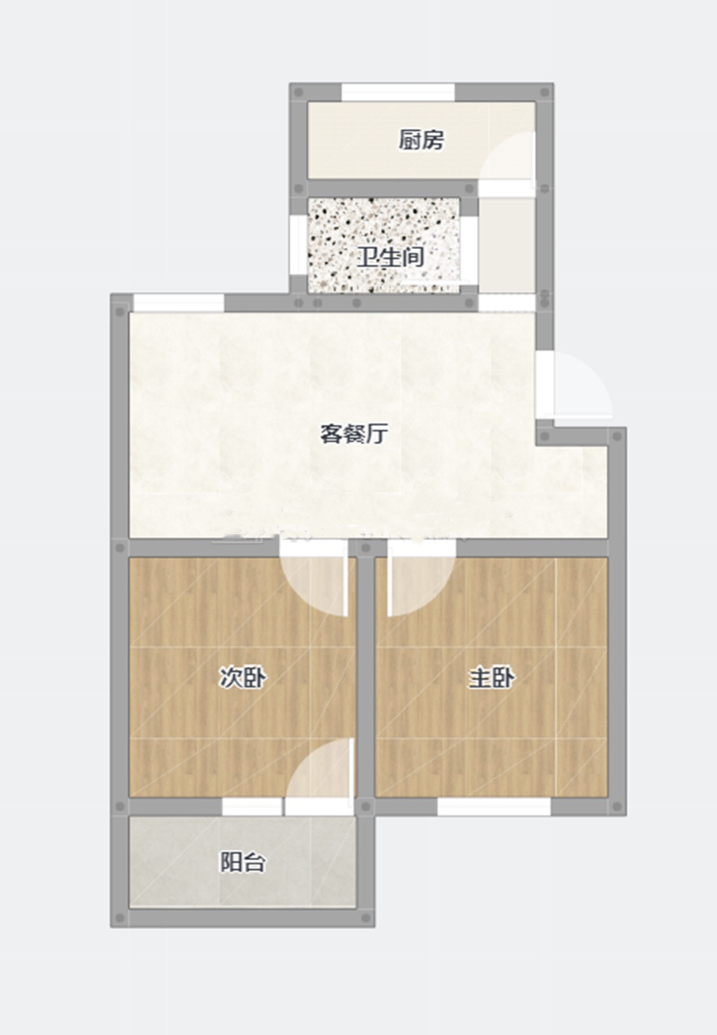 万达广场 旁 针织厂 两室一厅 _10