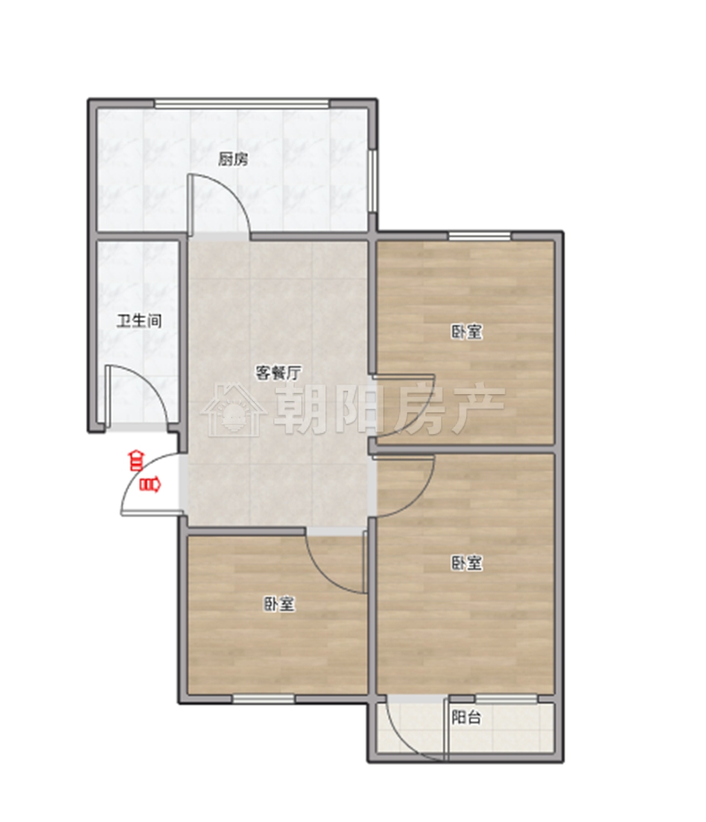 田陈村，普装、三室一厅出售_15