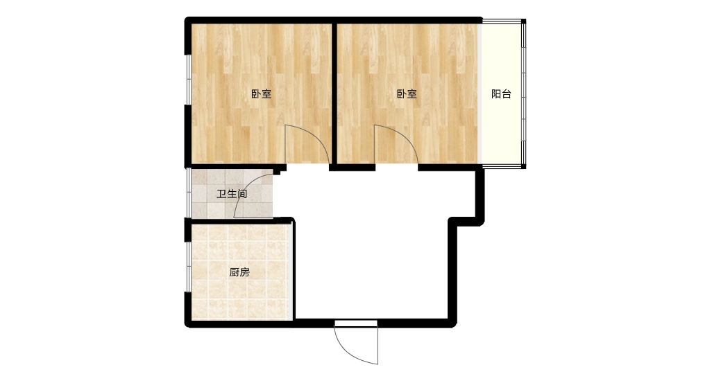 出售勘探村2楼简装房有个小平台_13