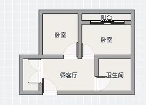 出租五楼两室一厅简单装修_15