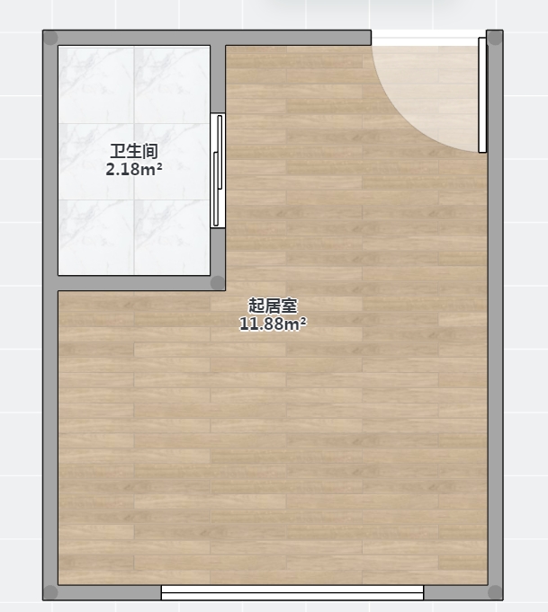 东悦府一室一厅毛坯出租_11