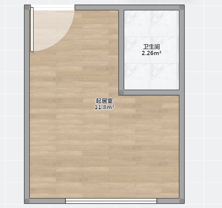 东悦府一室一厅毛坯出租_11
