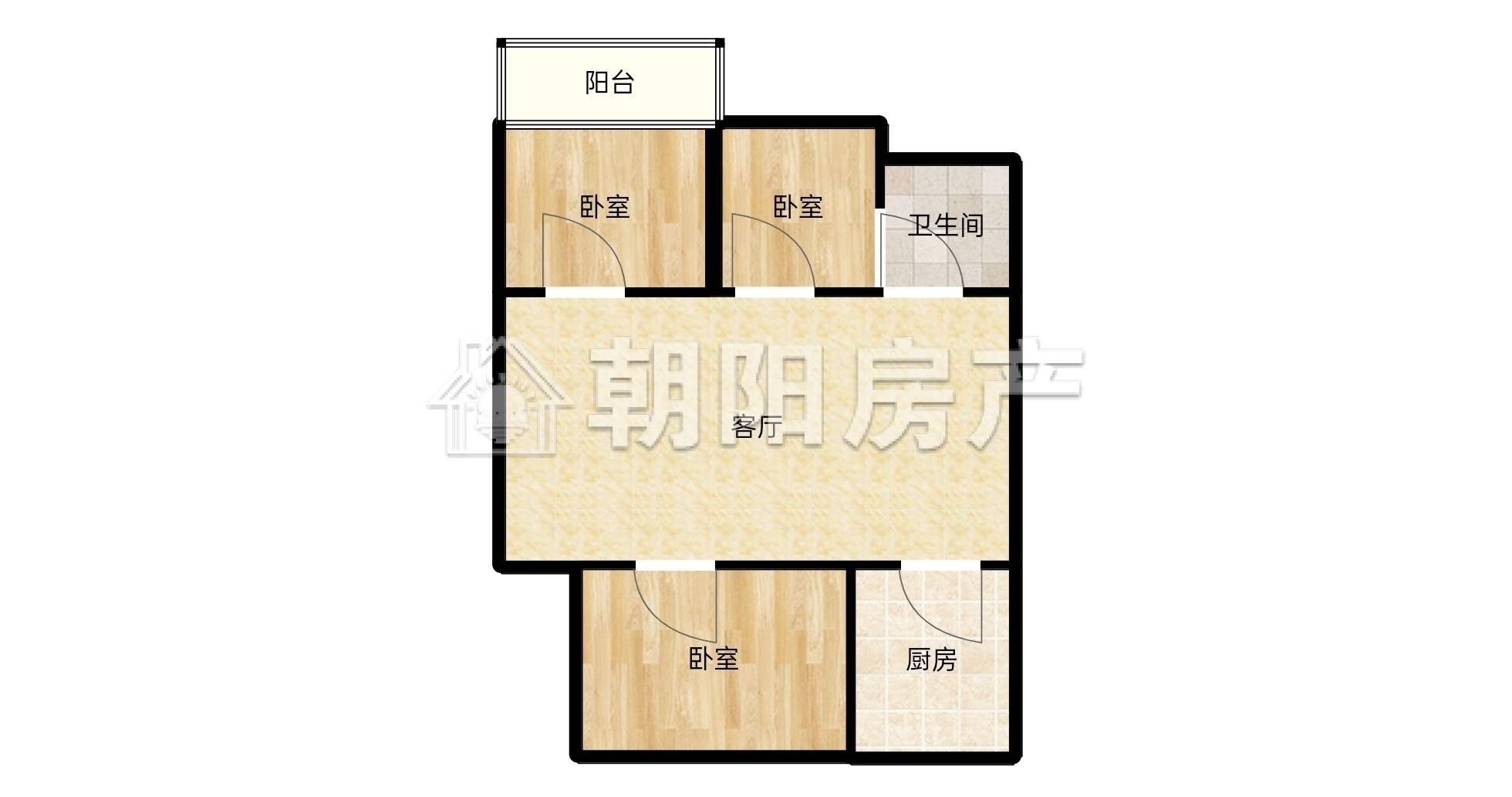 新华村 64平 四室四厅 交通便利 普装好房_18