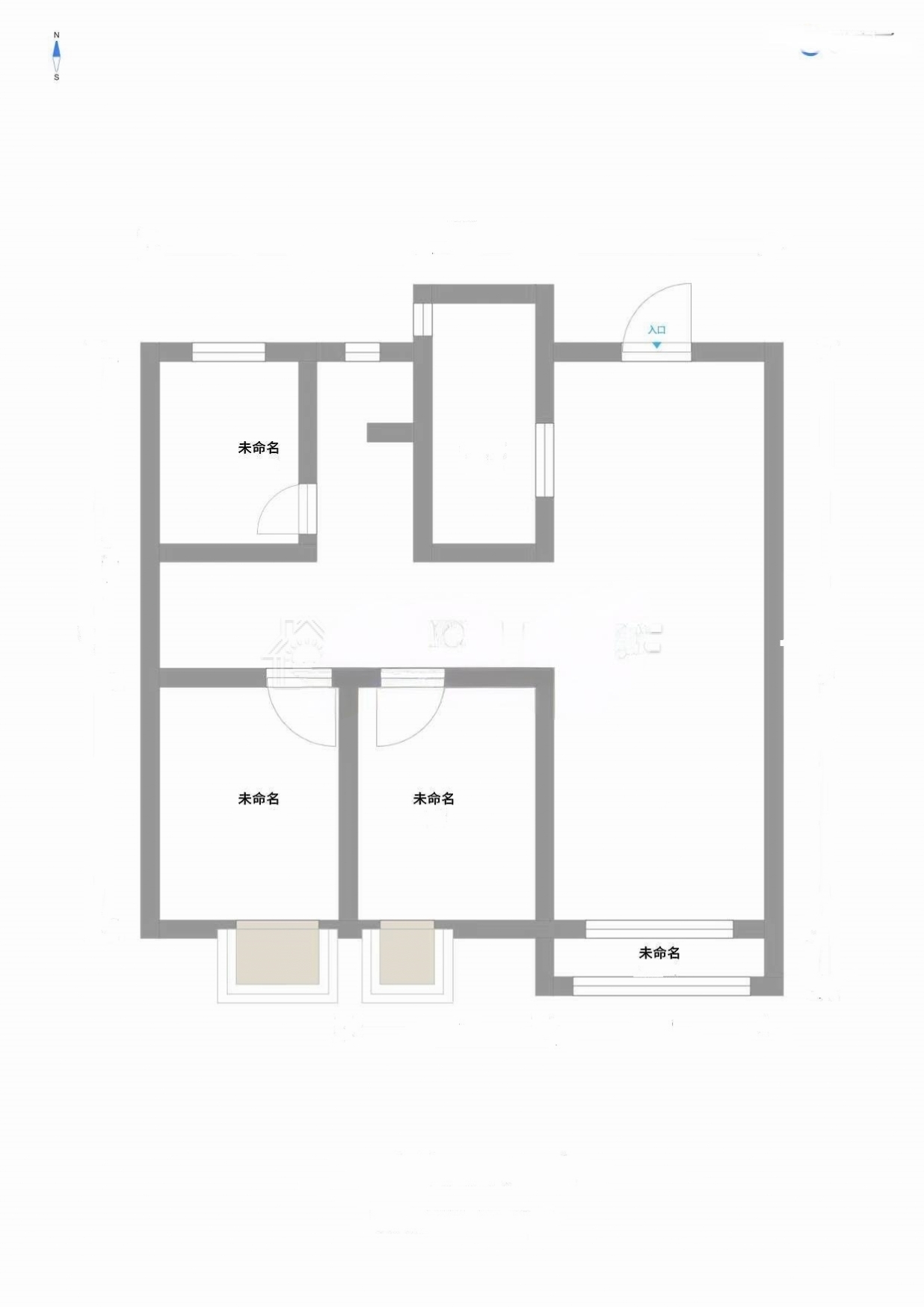 明珠上园 123平 三室两厅 毛坯 交通便利 学区房_16