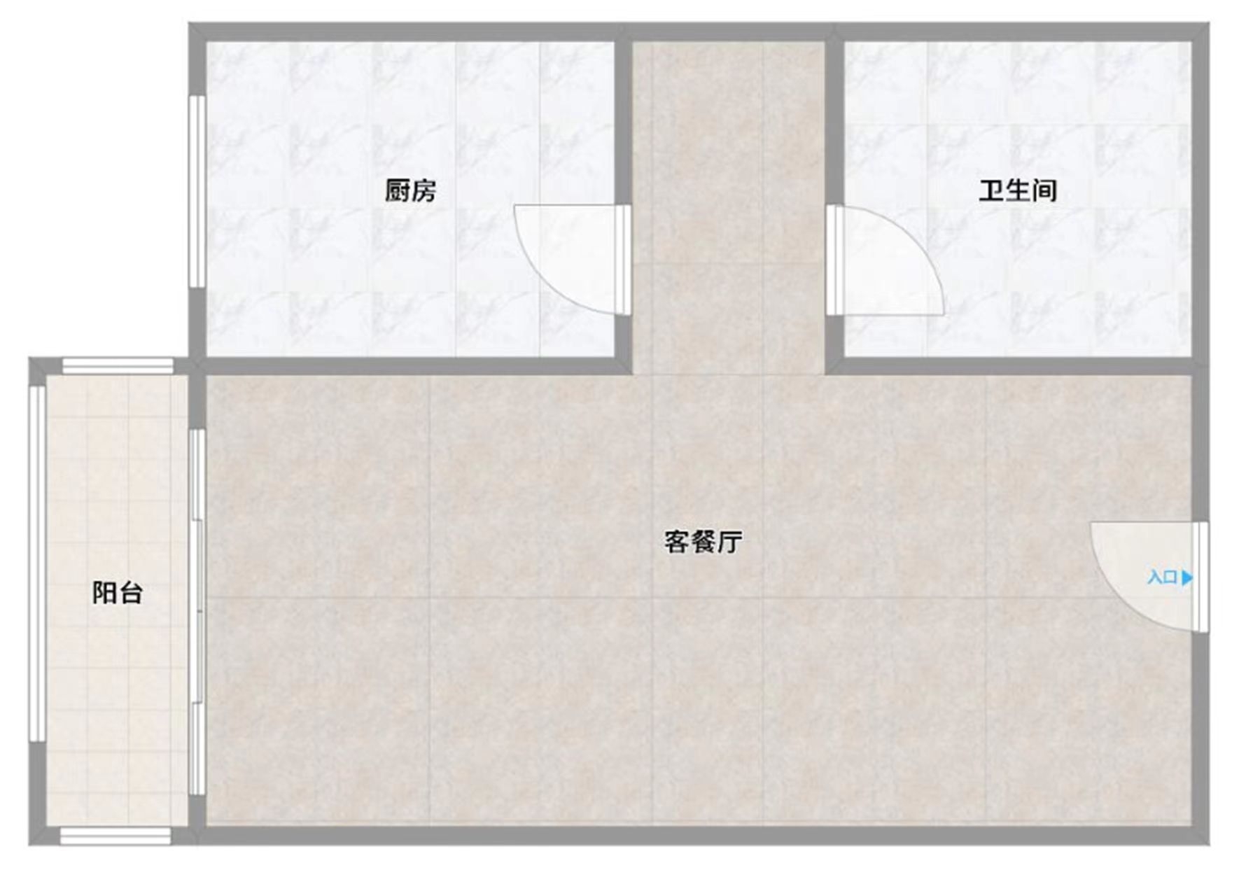 艺山南 47平精装一室一厅 满两年 配套齐全 拎包入住_11