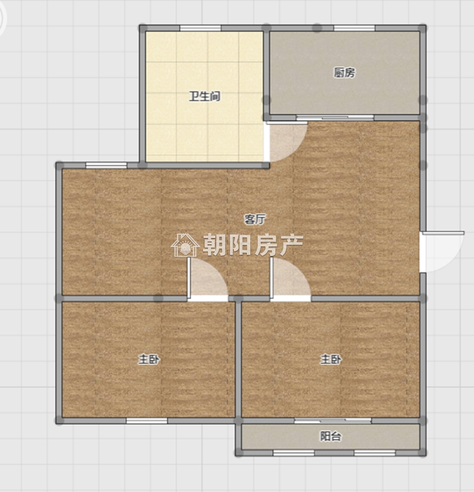 淮化新村6楼精装两室一厅73.34平好房出租_7