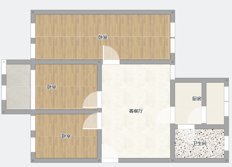 靠山村 70平 精装三室一厅 学区房 随时看房_13