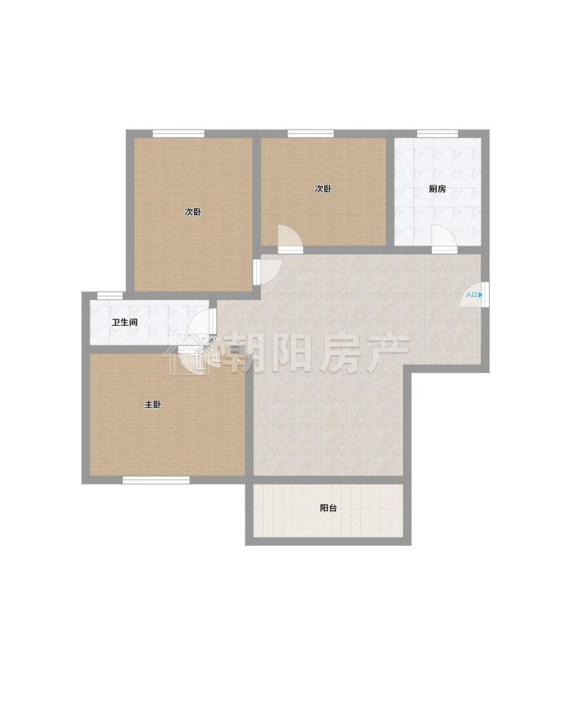 山南玉兰苑 11层洋房 三室 南北通透_11