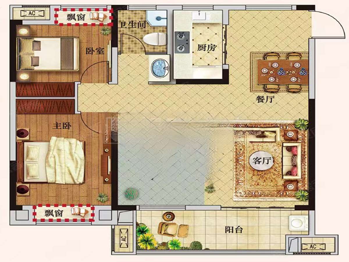 北京城房北大学府 113平 精装三室 满两年 交通便利学区房_9