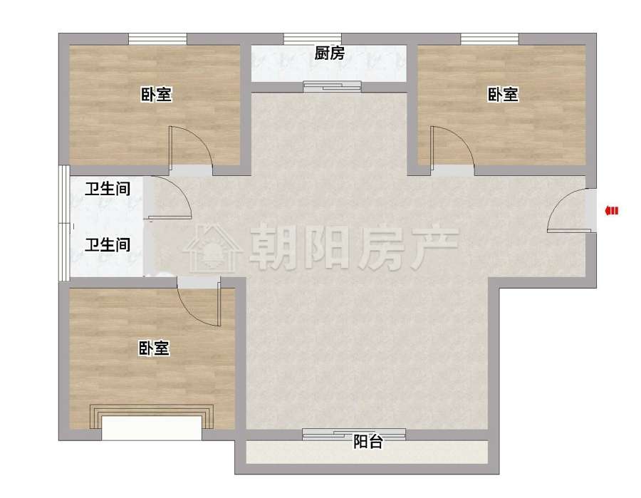 四宜新雅居前无遮挡，生活方便，看房方便_16