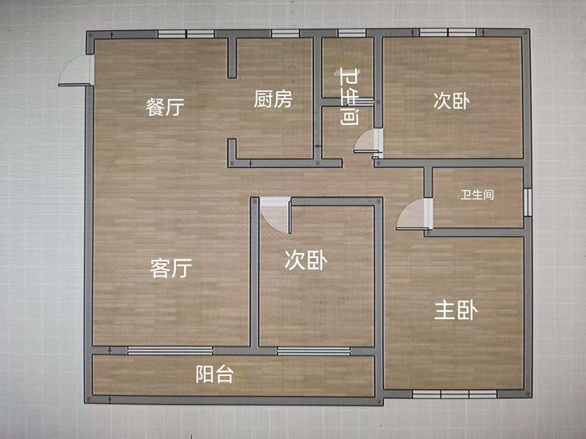 青桐苑瑞苑 115平 三室两厅两卫 毛坯好房 采光充足环境好_17