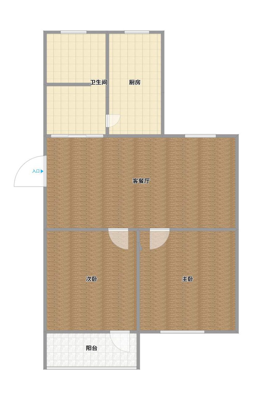21小附近，安化村高楼层。2室1厅好房出售_13