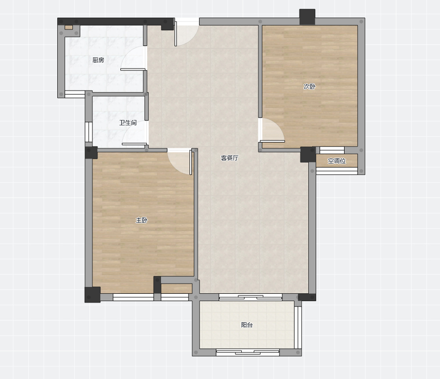 银鹭万树城组团四  2室2厅 精装修 _9