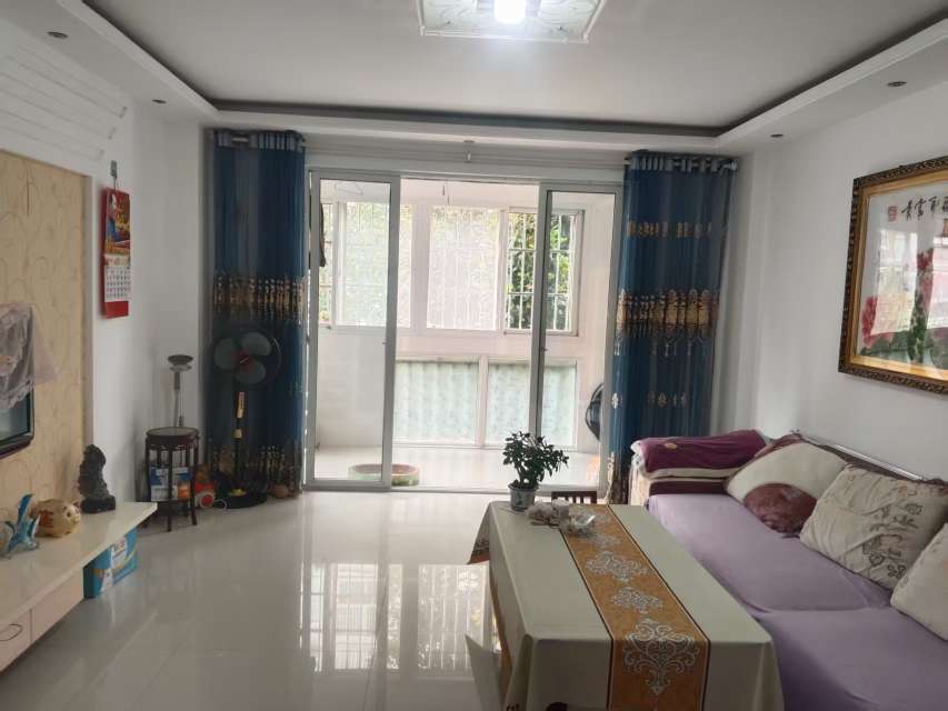 西都绿洲90.5平简装2室2厅老证急售_2