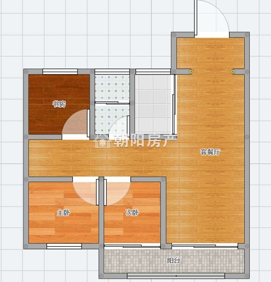 淮河新城四期精装修3室2厅_12
