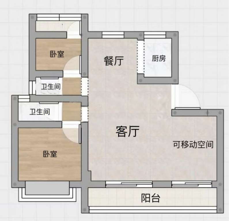 新上 信达天境 电梯洋房 位置好 三室二厅 送车位_13