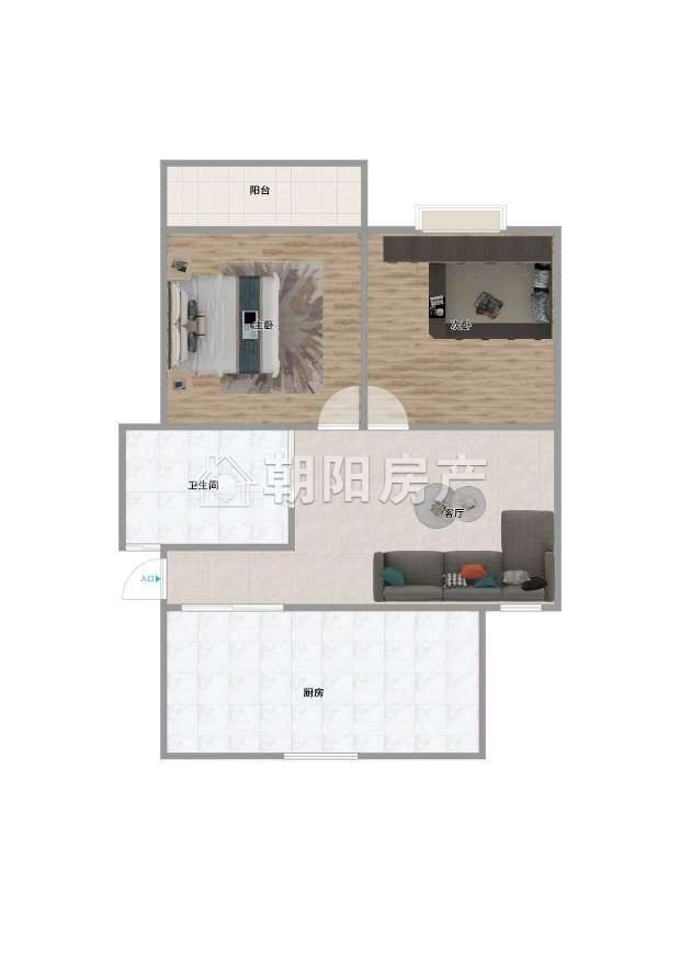 救护村水厂住宅楼 52平 两室一厅 1484元/平 学区房免税_12