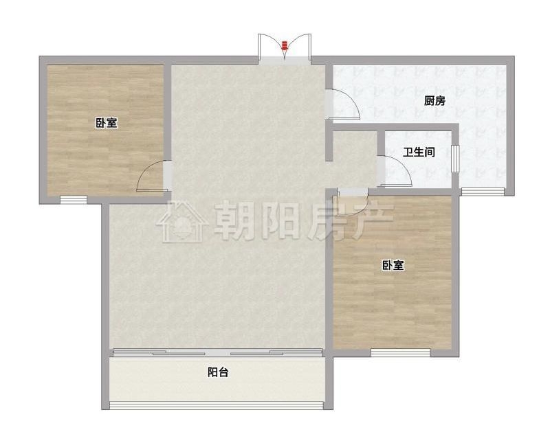 斯瑞明珠城 100平精装两居 满两年 学区房 随时看房_12