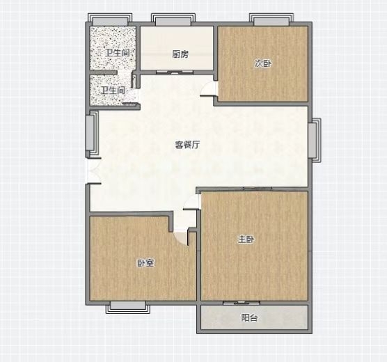 林巷安置小区 118平 三室两厅 毛坯好房 采光优越 随时看房_11