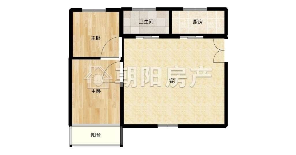 李一矿二号井 48平 东向两居 单价932元/平 学区房简装_11