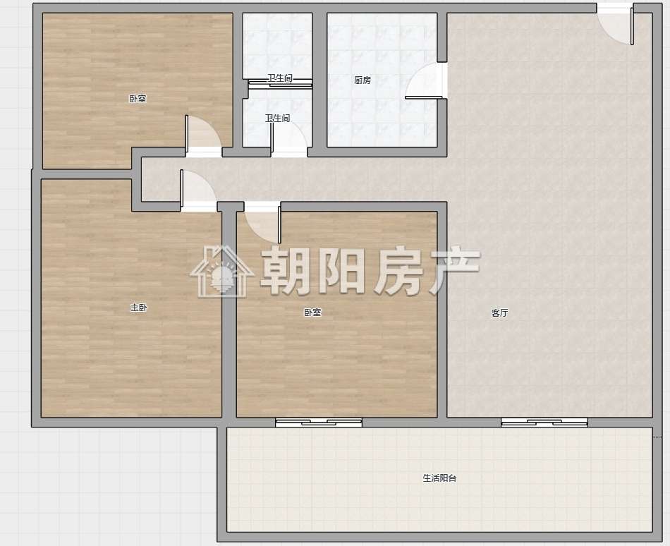 向阳苑 毛坯三室边户 采光好 诚心出售_11