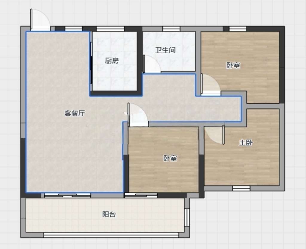 向阳苑三室两厅好房出售_17