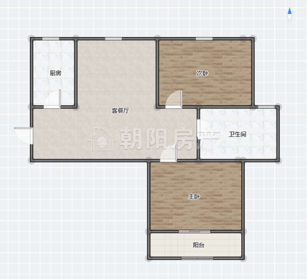 幸福家园 84平 南向两室两厅 交通便利 毛坯房自由装修_11