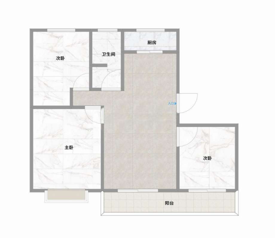 寿州府 116平 豪装三室两厅 南北通透 学区房 交通便利_14