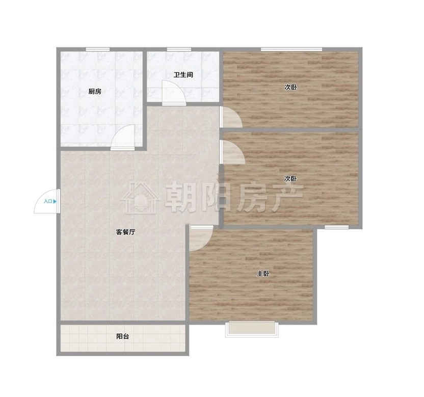 玉兰苑 100平 三室两厅 2300元/平 简装好房 学区交通便利_11