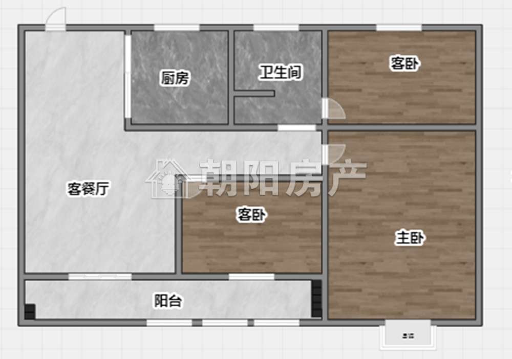 青桐苑瑞苑 96平 三室二厅 毛坯房 单价仅2354元/平 随时看房_17