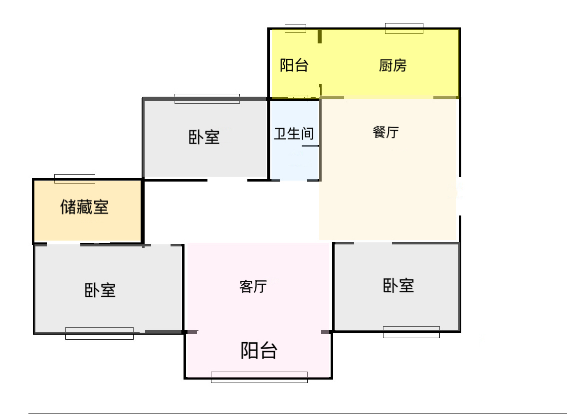 泉山湖 124平 精装三室两厅 满两年 学区房 交通便利_12