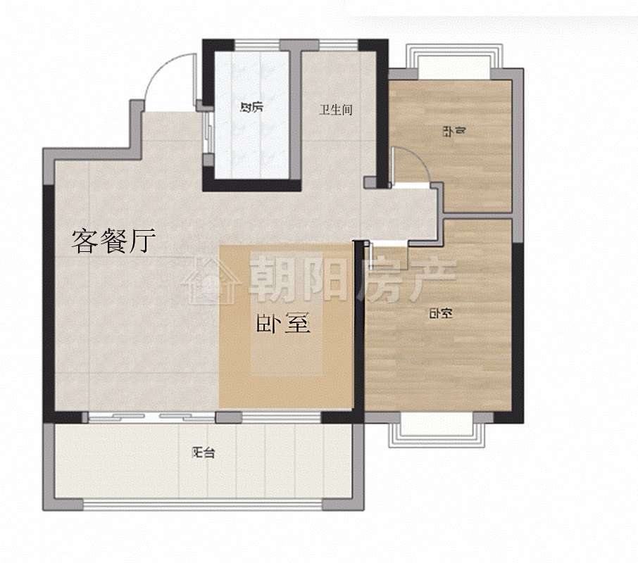北京城房 3室2厅 毛坯房_12