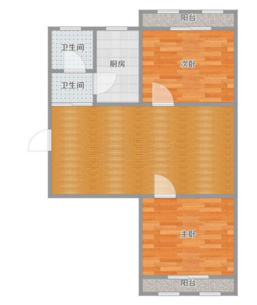 金豪阳光花园 69平 精装两室 交通便利学区房_12