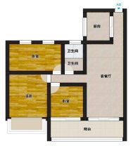 向阳苑 122平 三室两厅 单价3500元/平 毛坯南向 交通便利学区房