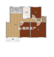 明珠上苑 133平 南向四室 毛坯可定制 满两年 学区房