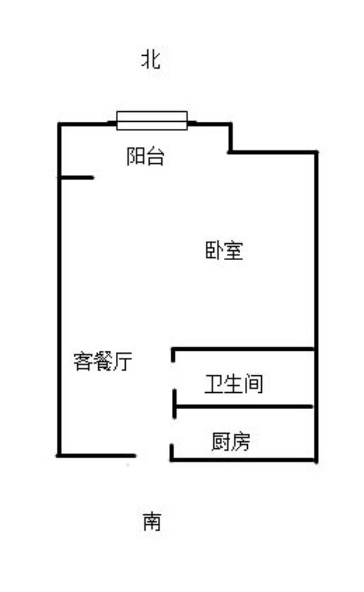 万茂华府 42平 一室一厅 交通便利 配套齐全 低楼层 普装出租_7