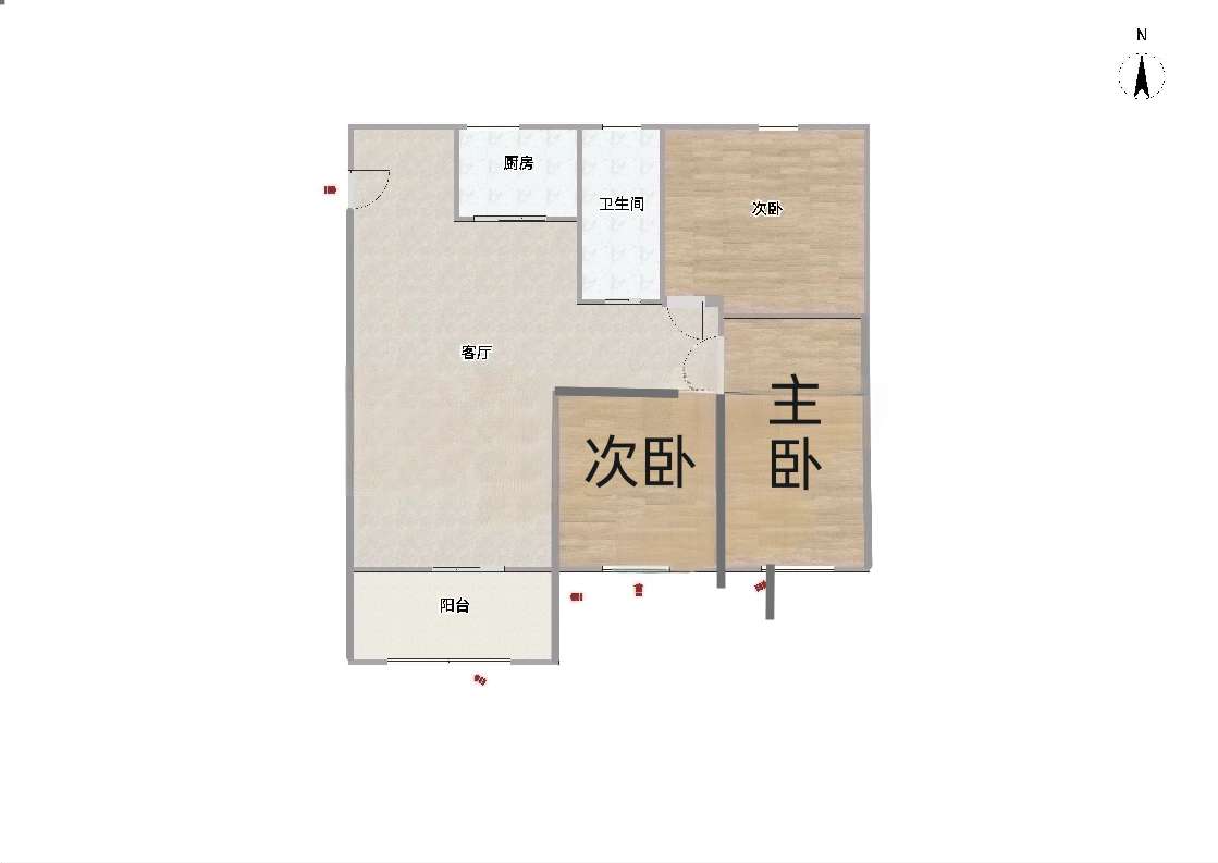 三和农民新村 113平 三室两厅 毛坯 环境好交通便利_10
