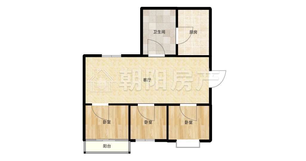 新乐村 132平 四室两厅 满两年 简装好房_8