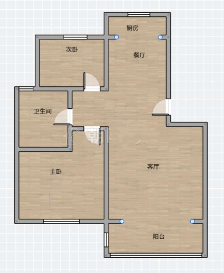 锦源星河 79平 南北通透两居 交通便利采光好_11