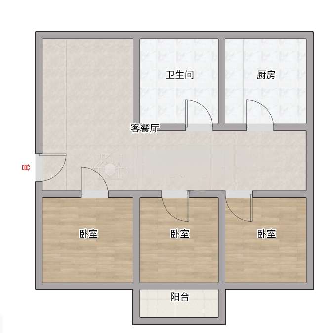 金厦小区 110平 三室一厅 满两年 学区房 交通便利_15