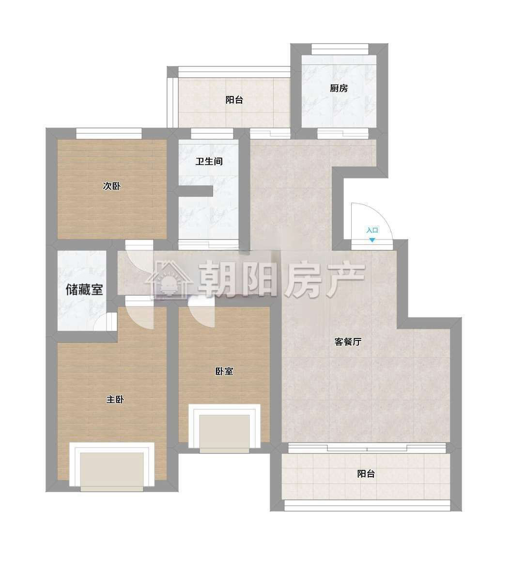 龙成奥韵 123平 精装三室两厅 学区房满两年 采光好配套齐全_13