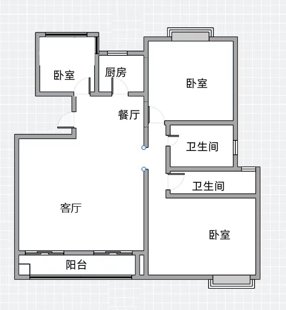 新城悦府三期 135平 精装三室两厅 洋房采光好 学区房_17